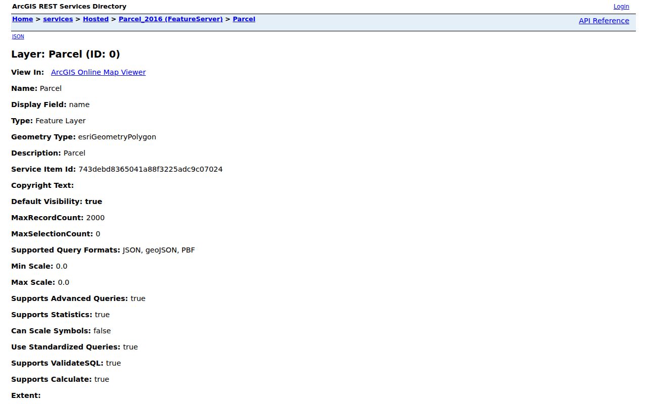 Elmwood Park street directory Cook County parcel GIS layer